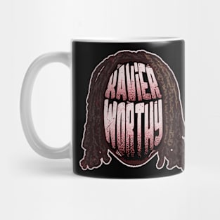 Xavier Worthy Kansas City Player Silhouette Mug